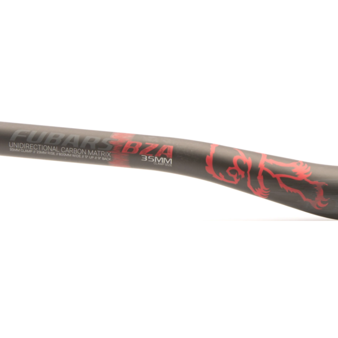 CHROMAG Fubars BZA 35 35mm Rise, Black/Red - Manillar