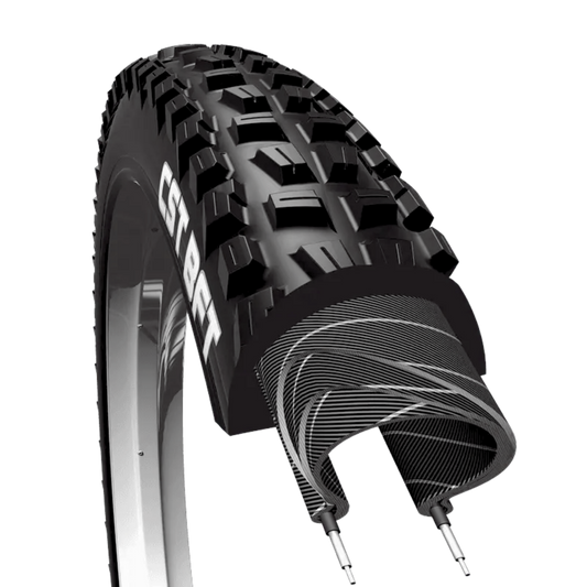 CST BFT 26"x2.40 2C 30TPI - Black, Alambre
