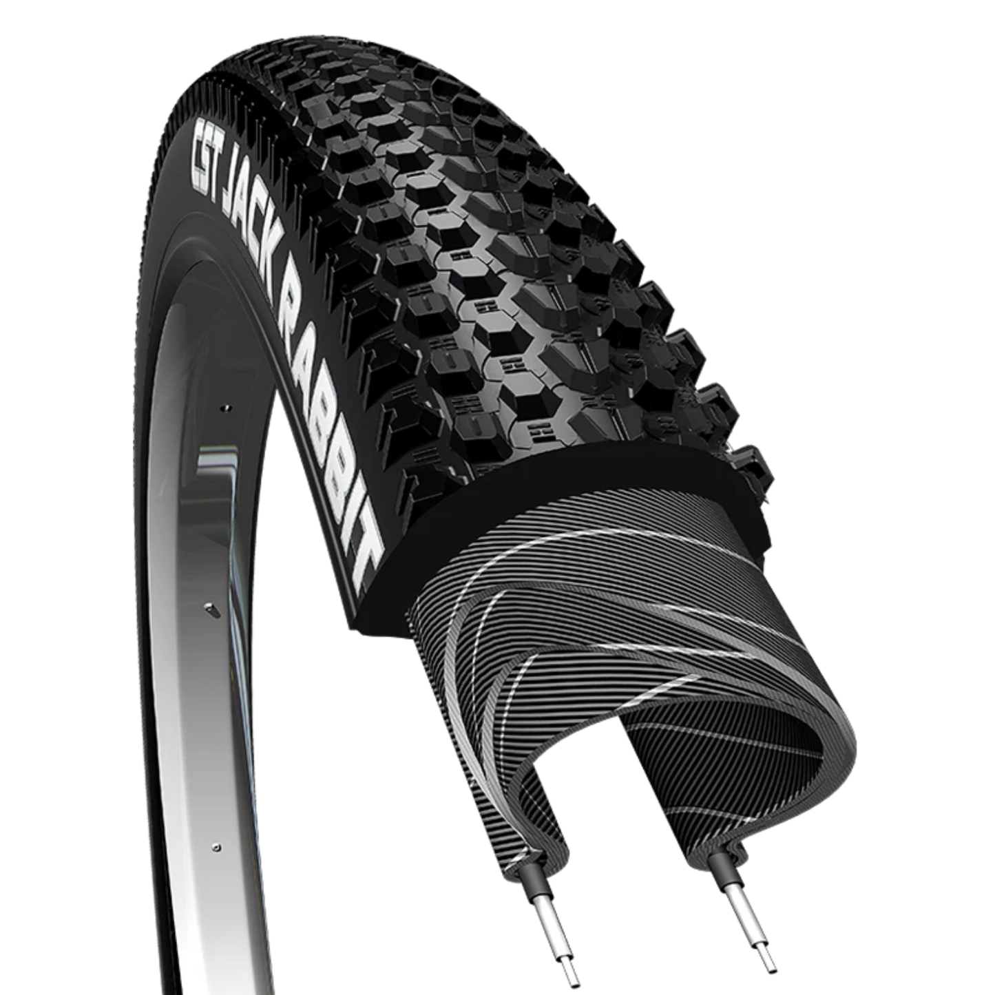 CST Jack Rabbit 29"x2.25 30TPI - Black, Alambre