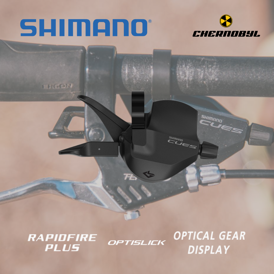 SHIMANO Cues SL-U4000-9R - 9 Velocidades - Palanca de Cambios con Visor