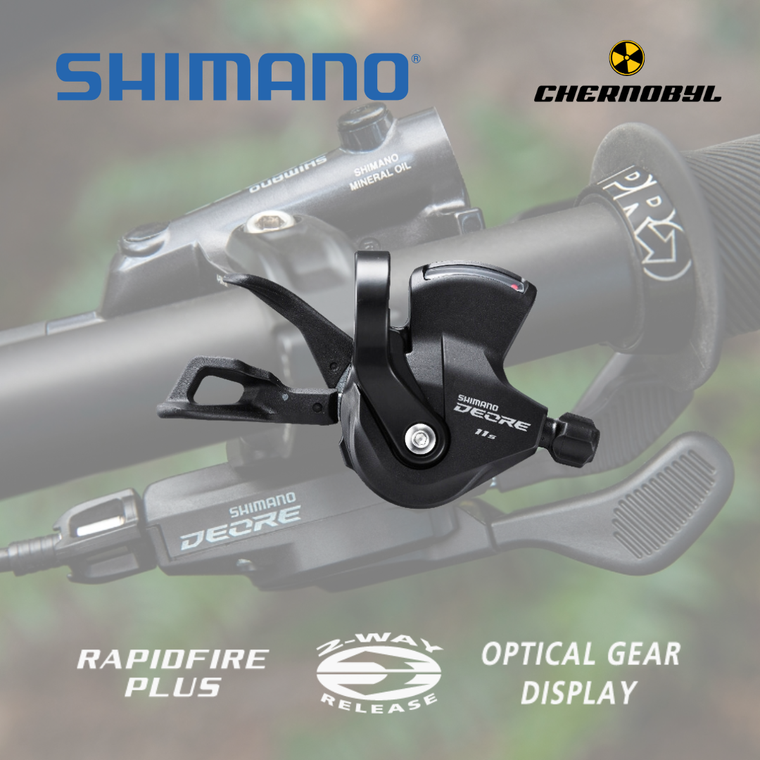 SHIMANO Deore SL-M5100-R - 11 Velocidades - Palanca de Cambios con Visor