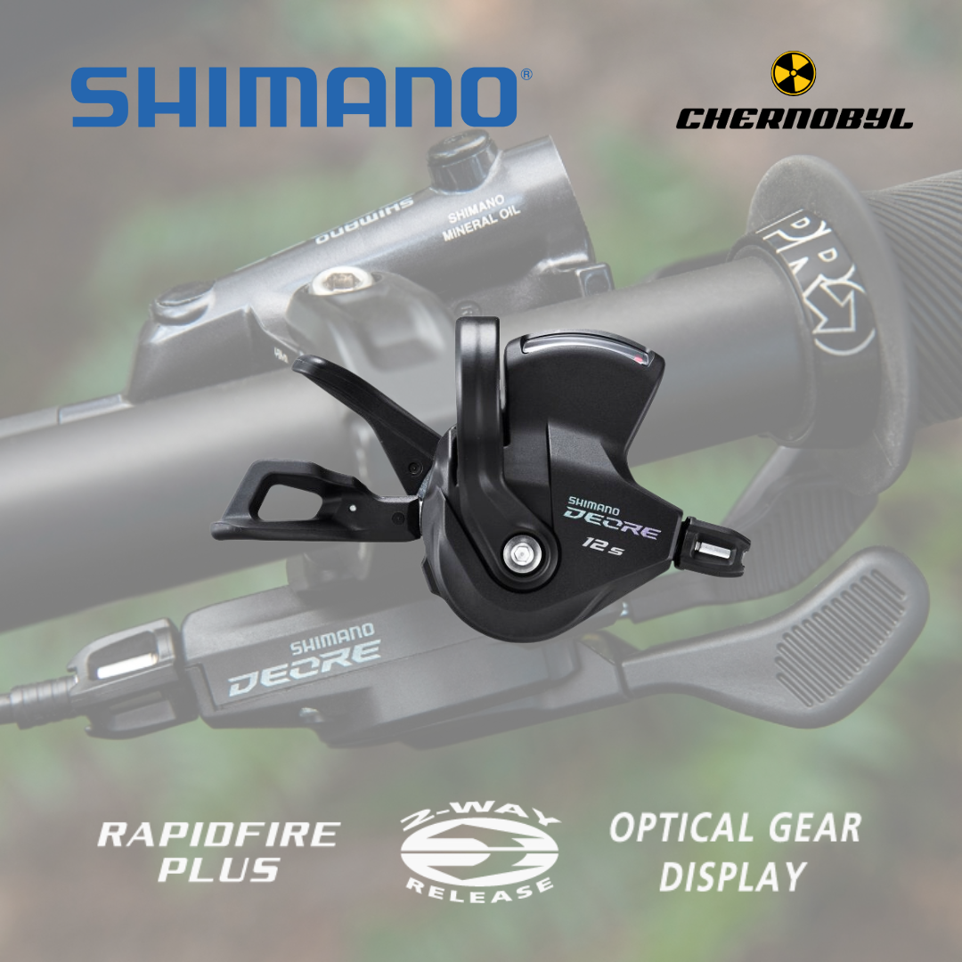 SHIMANO Deore SL-M6100-R - 12 Velocidades - Palanca de Cambios con Visor