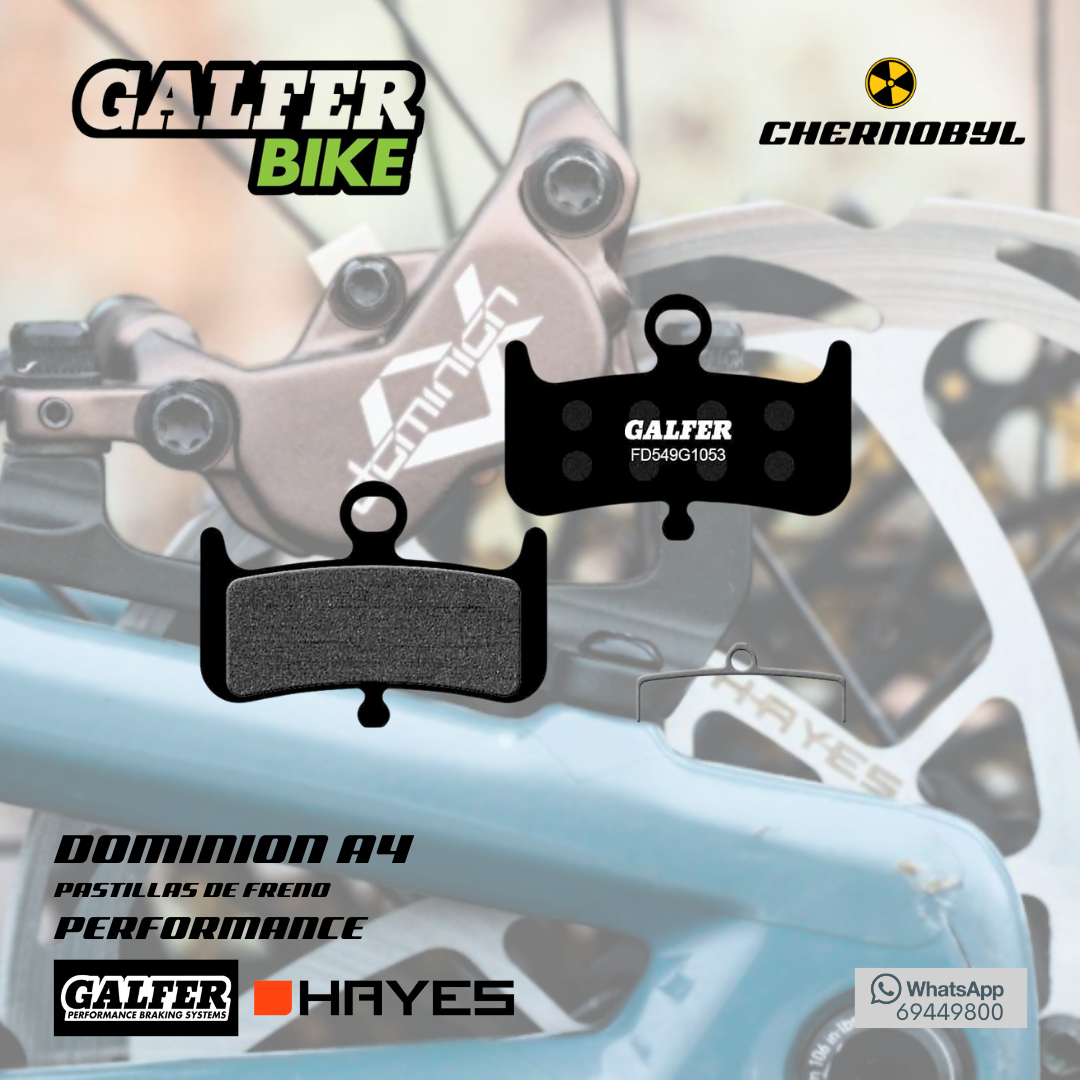 GALFER Performance para Dominion A4 (Hayes) - Pastillas de Freno