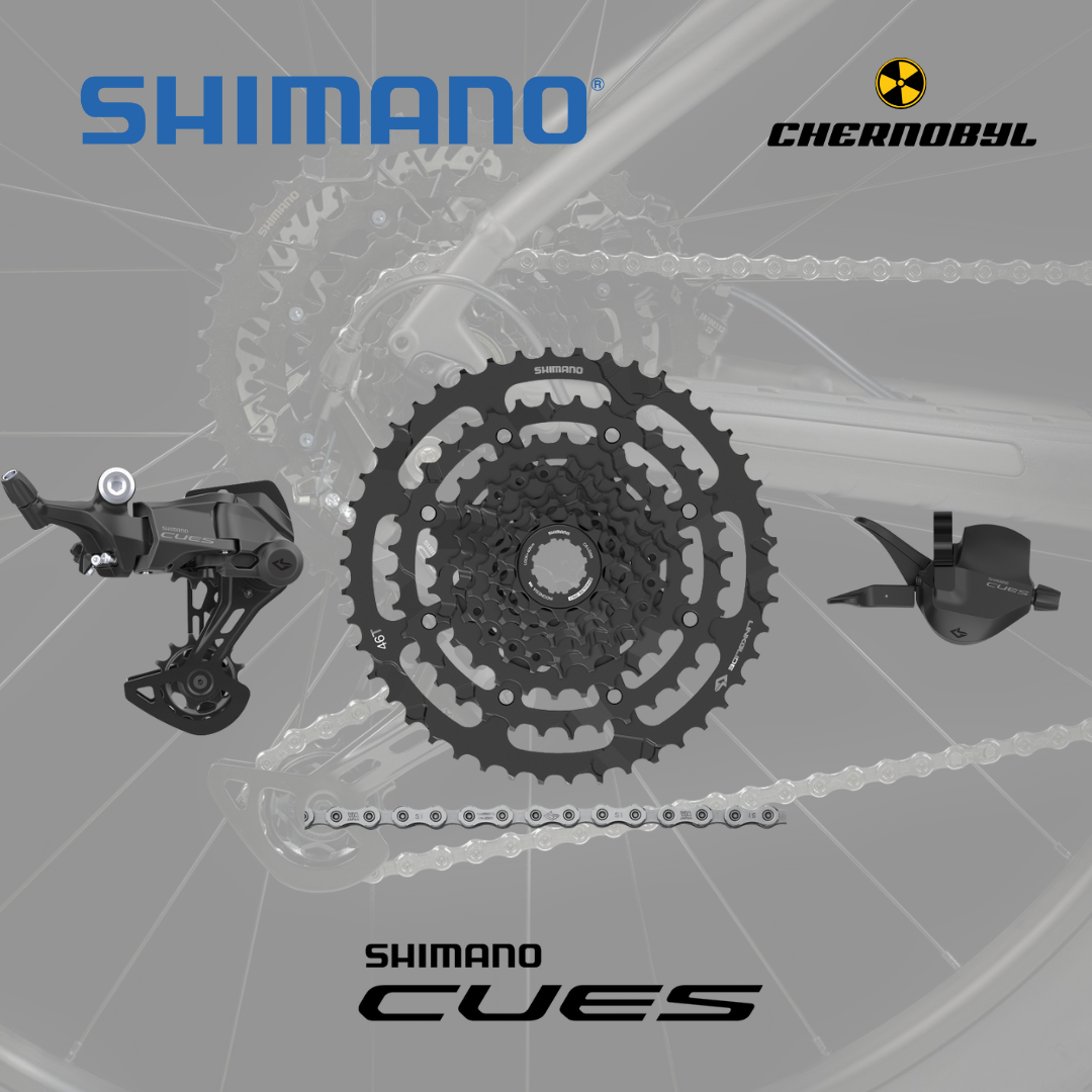 SHIMANO Grupo Cues U4000, 1x9 Velocidades, 11-46T - Kit de Transmisión