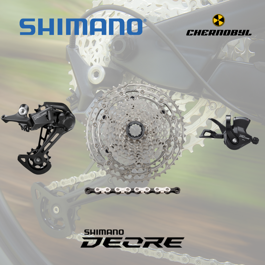 SHIMANO Grupo Deore M5100, 1x11 Velocidades, 11-51T - Kit de Transmisión