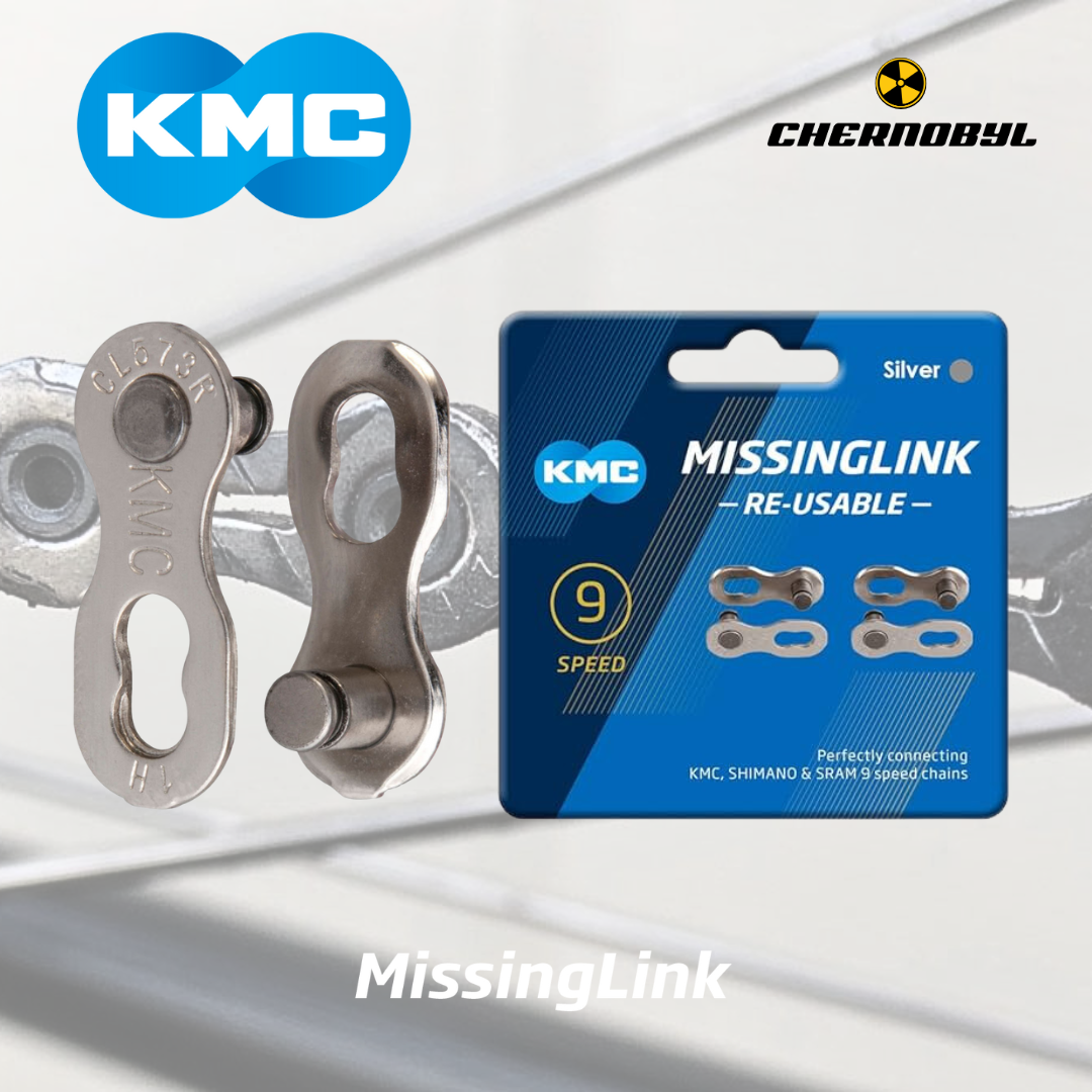 KMC CL566R Silver 9 Velocidades - Eslabón Rápido Reutilizable (MissingLink)