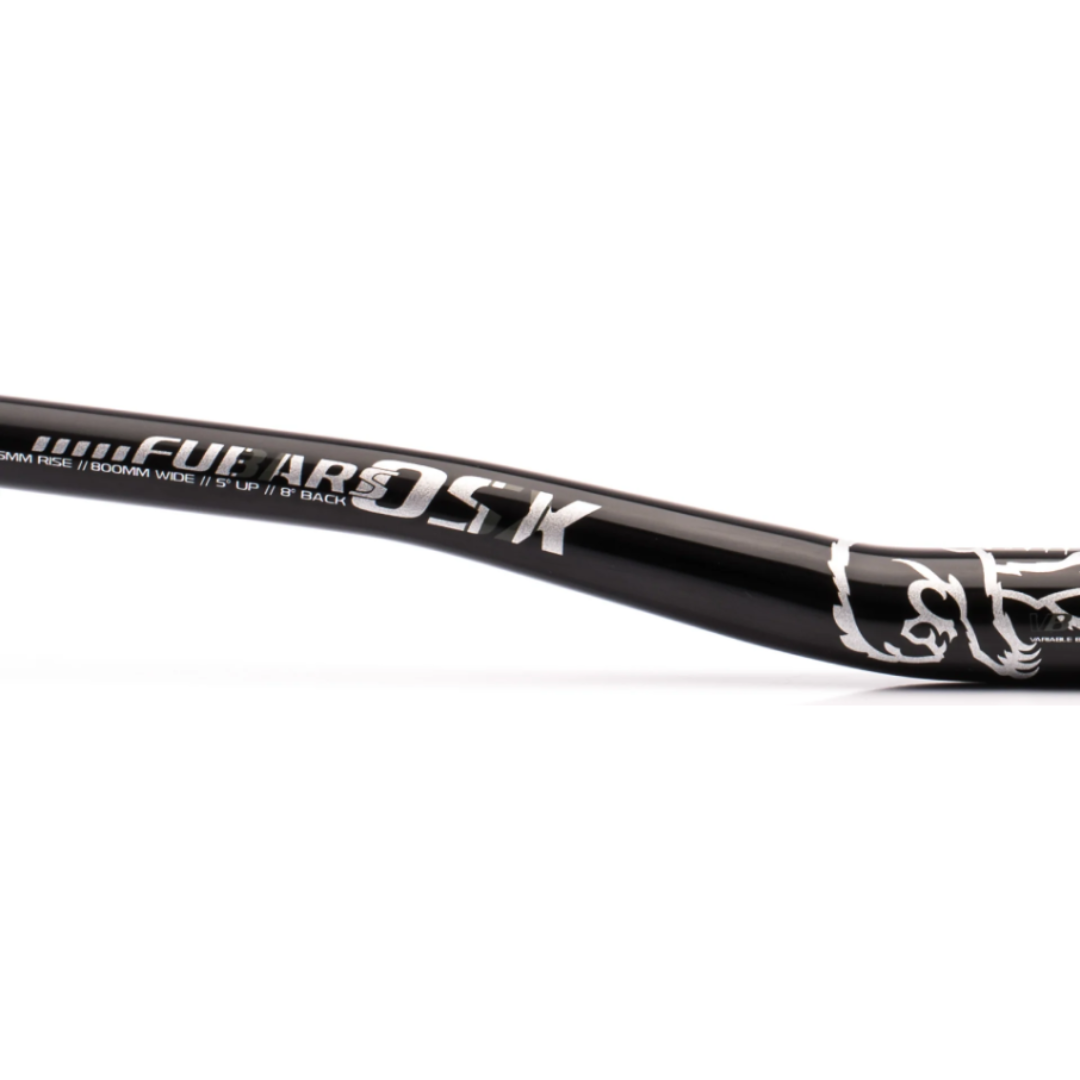 CHROMAG Fubars OSX LTD 31.8 25mm Rise, Black/Silver - Manillar de Aluminio
