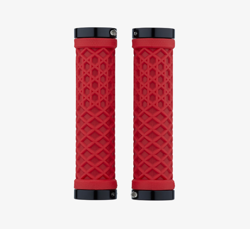 ODI Vans Edition Lock-On Grips Bright Red