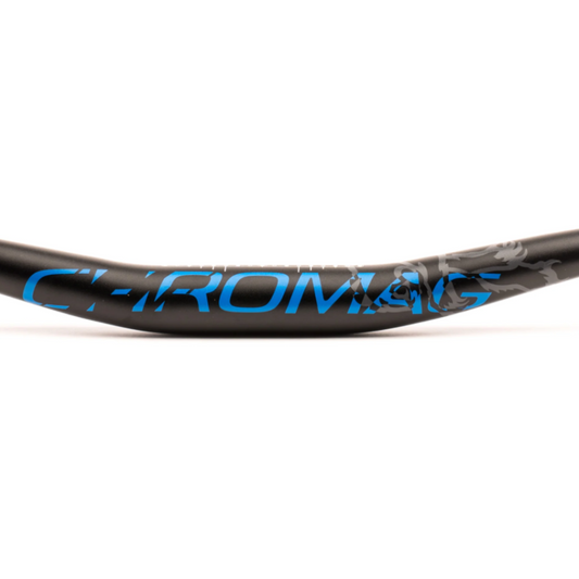 CHROMAG Fubars OSX 35 35mm Rise, Black/Blue - Manillar de Aluminio