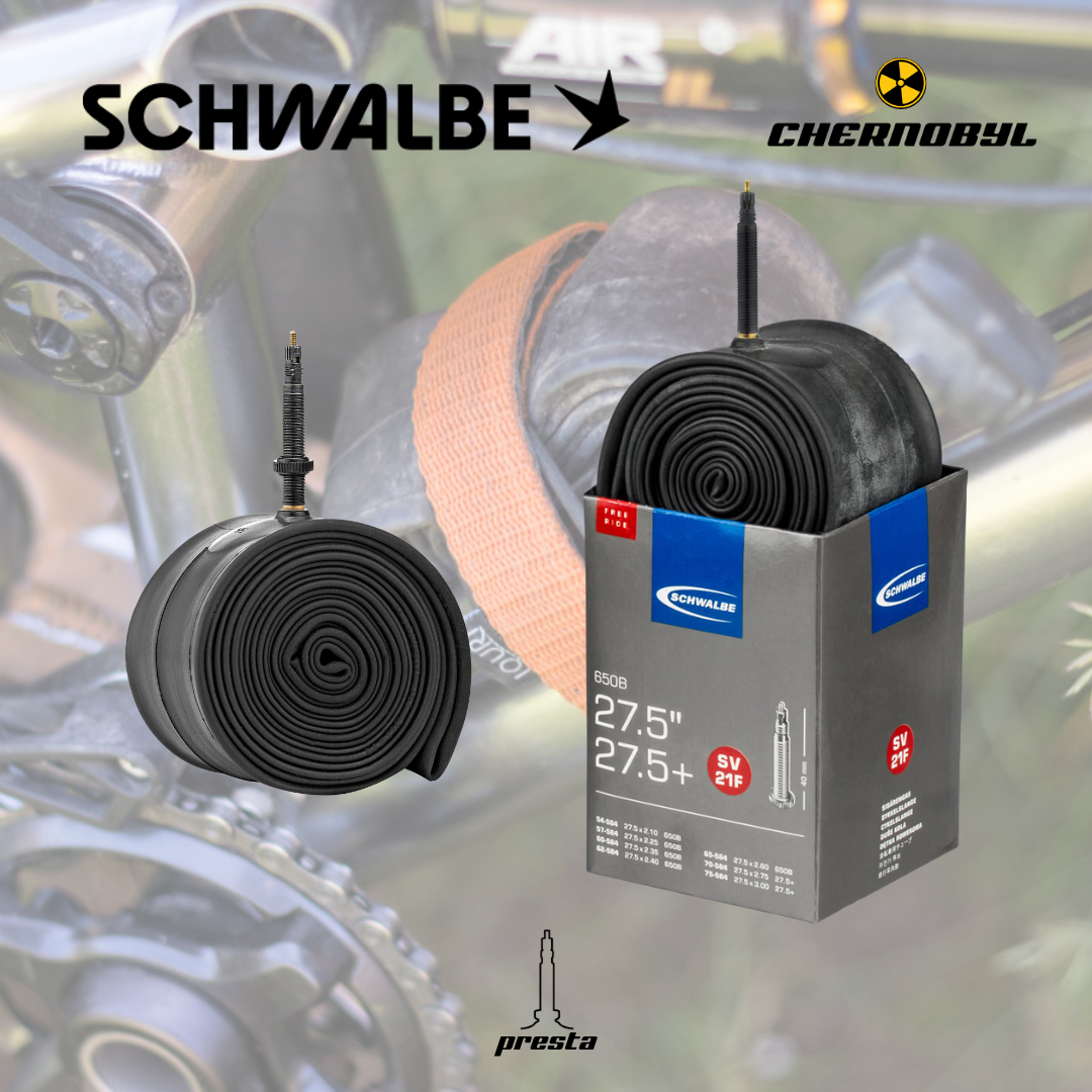 SCHWALBE 27,5 2.1/3.0 21F Freeride Válvula Presta - Cámara de Aire