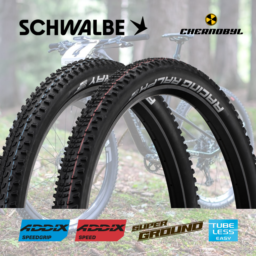 Set de Cubiertas - SCHWALBE Racing Ray / Racing Ralph EVO Super Ground TLE Black