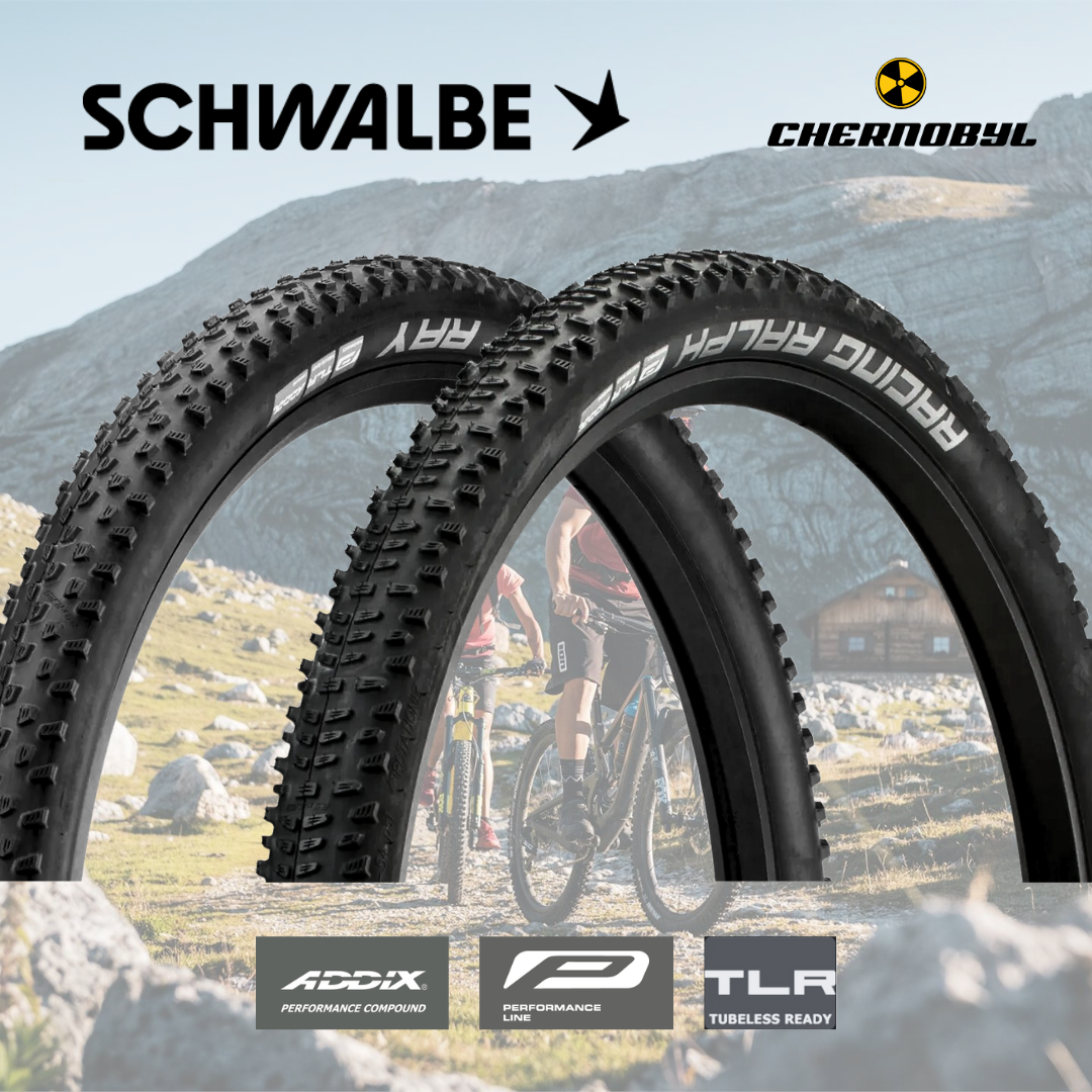 Set de Cubiertas - SCHWALBE Racing Ray / Racing Ralph ADDIX Performance TwinSkin TLR Black