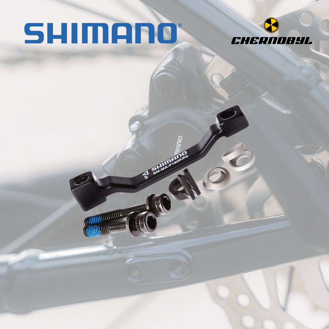 SHIMANO +20mm SM-MA-F180P/P2 - Adaptador de freno de disco