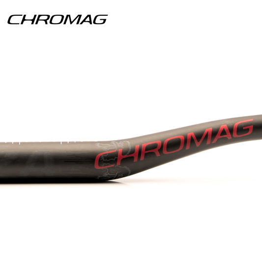 CHROMAG Fubars BZA 35 35mm Rise, Black/Red - Manillar de Carbono