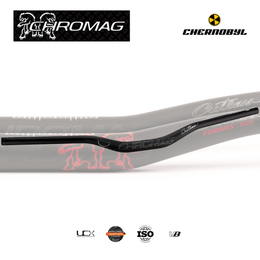 CHROMAG Fubars Cutlass 31.8 35mm Rise, Black/Grey - Manillar
