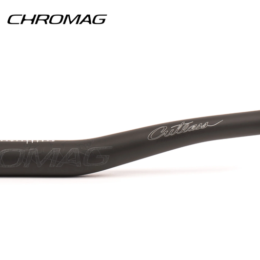 CHROMAG Fubars Cutlass 31.8 35mm Rise, Black/Grey - Manillar de Carbono