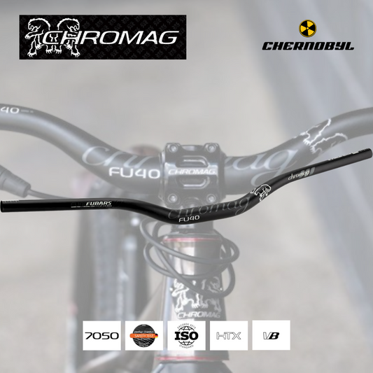 CHROMAG Fubars FU40 31.8 40mm Rise, Black - Manillar