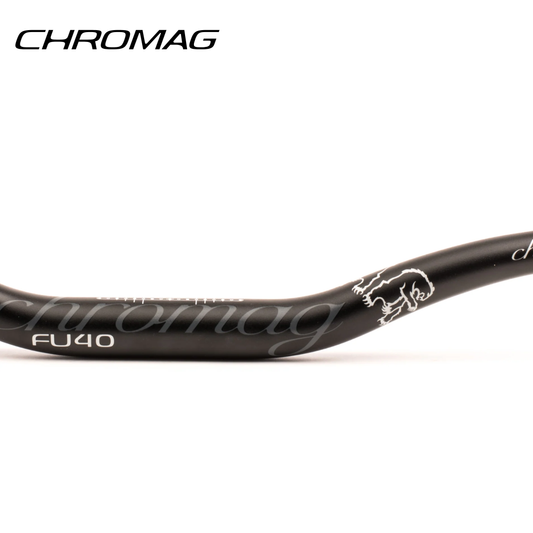 CHROMAG Fubars FU40 31.8 40mm Rise, Black - Manillar de Aluminio