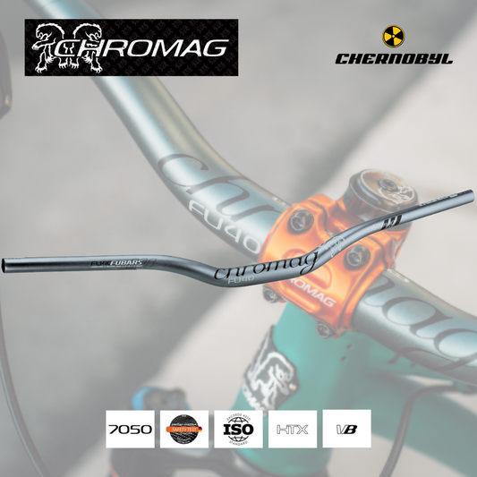CHROMAG Fubars FU40 31.8 40mm Rise, Gun Metal - Manillar