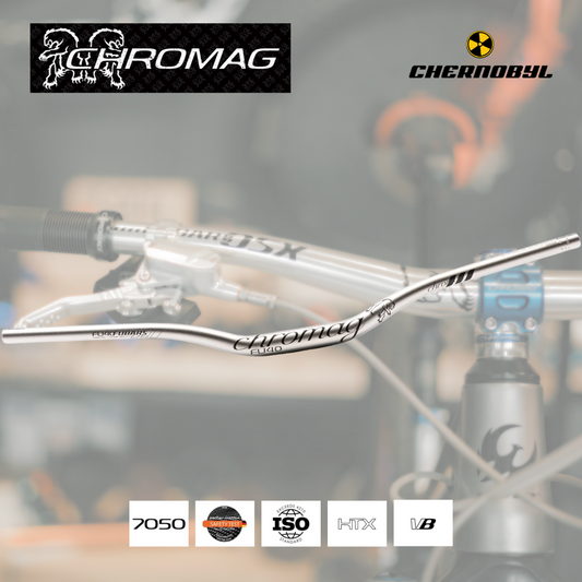 CHROMAG Fubars FU40 31.8 40mm Rise, Silver - Manillar