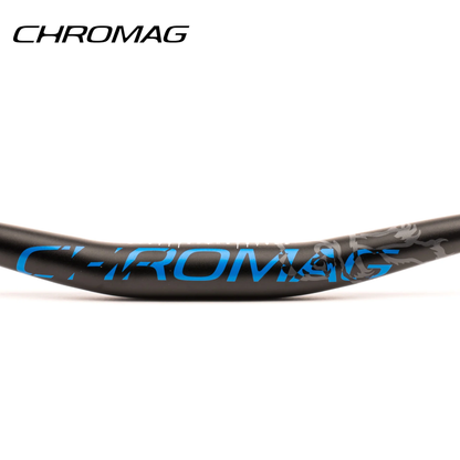 CHROMAG Fubars OSX 35 35mm Rise, Black/Blue - Manillar de Aluminio