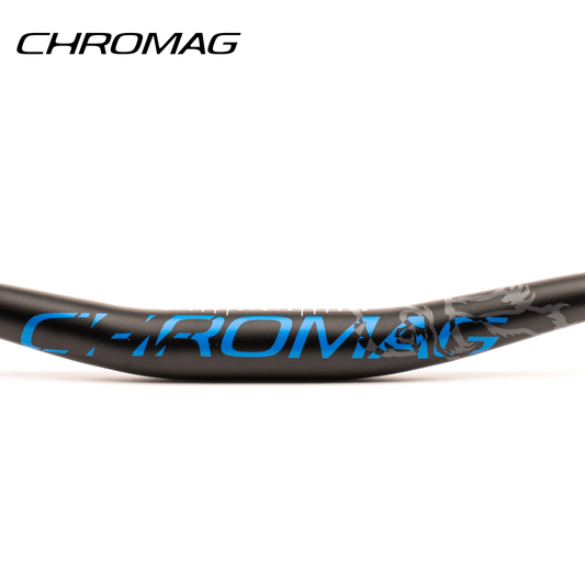 CHROMAG Fubars OSX 35 35mm Rise, Black/Blue - Manillar de Aluminio