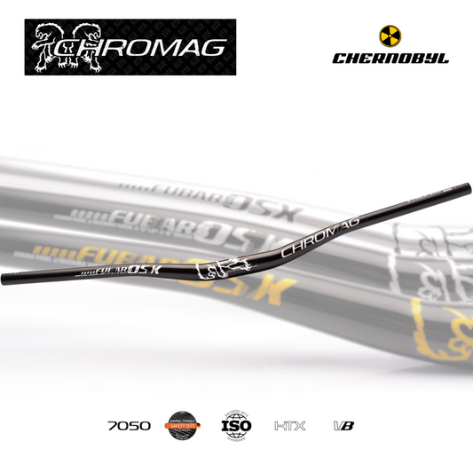 CHROMAG Fubars OSX LTD 31.8 25mm Rise, Black/Silver - Manillar