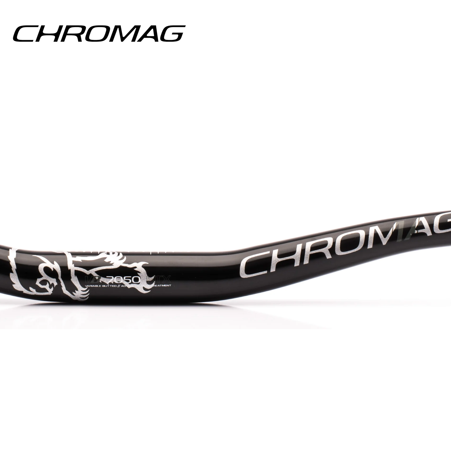CHROMAG Fubars OSX LTD 31.8 25mm Rise, Black/Silver - Manillar de Aluminio