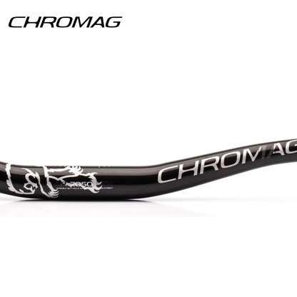 CHROMAG Fubars OSX LTD 31.8 25mm Rise, Black/Silver - Manillar de Aluminio