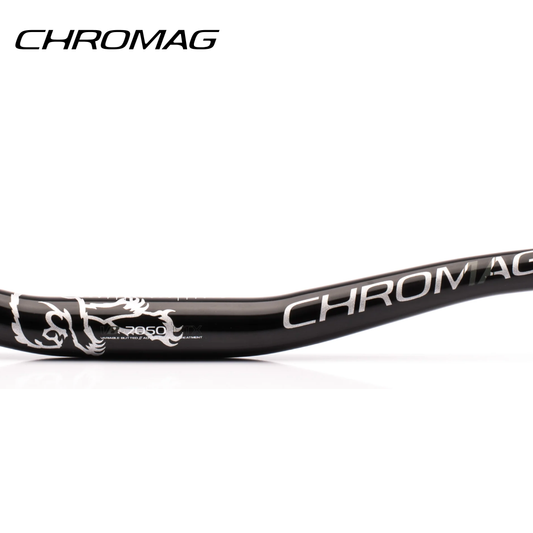CHROMAG Fubars OSX LTD 31.8 25mm Rise, Black/Silver - Manillar de Aluminio