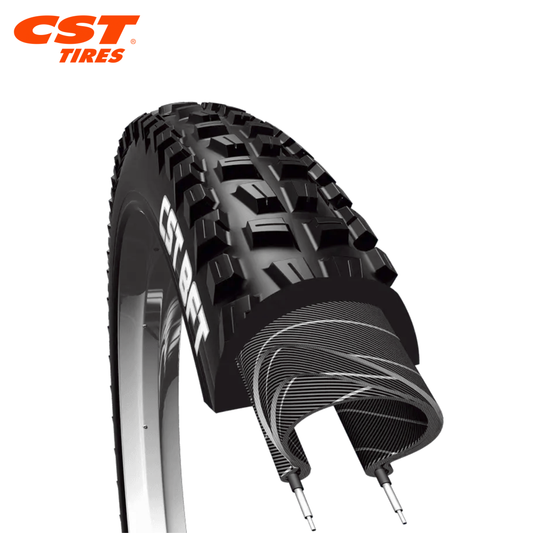 CST BFT 26"x2.40 2C 30TPI - Black, Alambre