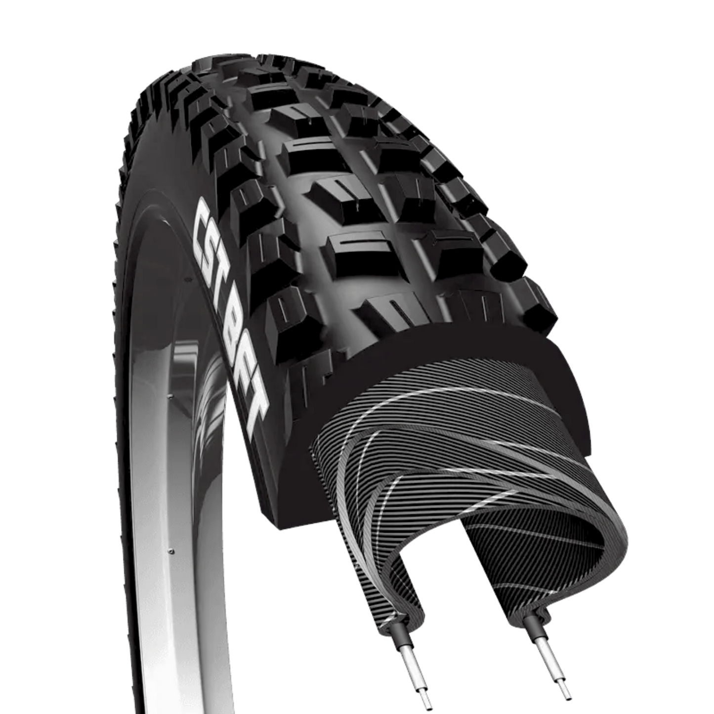 CST BFT 26"x2.40 30TPI - Black, Alambre