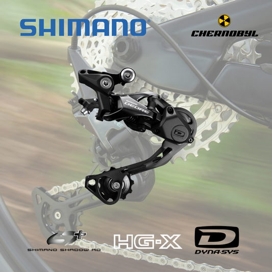 SHIMANO Deore RD-M6000-GS - 10 Velocidades - Desviador Trasero
