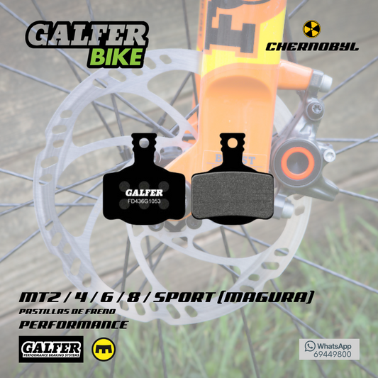 GALFER Performance para MT2/4/6/8/MTS (Magura) - Pastillas de Freno