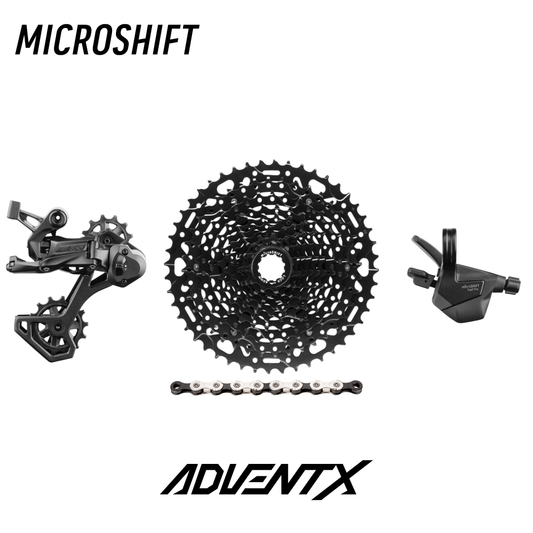 MICROSHIFT Grupo Advent X, 1x10 Velocidades, 11-48T - Kit de Transmisión (OEM)