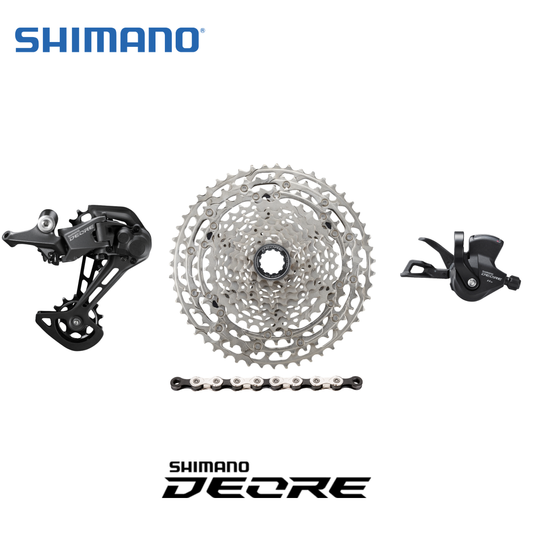 SHIMANO Grupo Deore M5100, 1x11 Velocidades, 11-51T - Kit de Transmisión