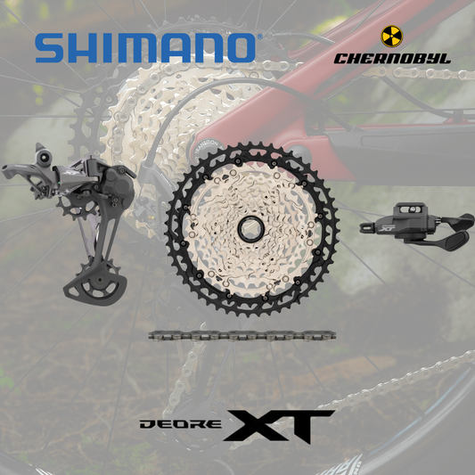SHIMANO Grupo Deore XT M8100, 1x12 Velocidades, 10-51T - Kit de Transmisión