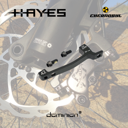HAYES +17mm Post Mount 203 a 220mm - Adaptador de freno de disco