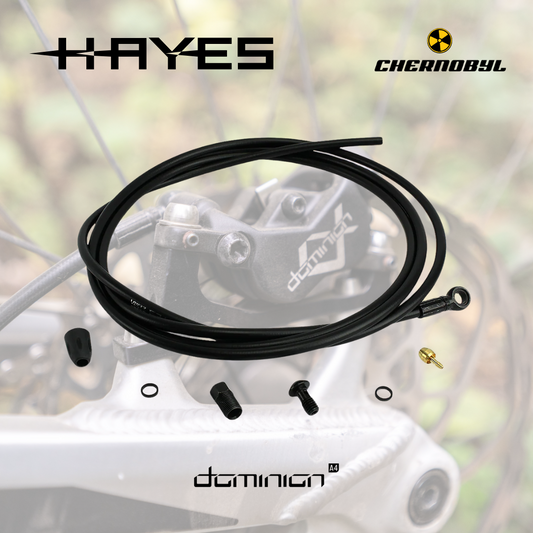 HAYES Kit de Manguera Hidráulica de Freno, 2000mm, Banjo, Black