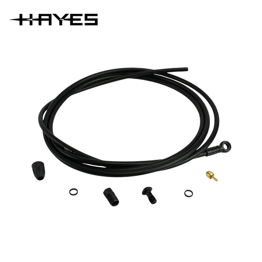 HAYES Kit de Manguera Hidráulica de Freno, 2000mm, Banjo, Black