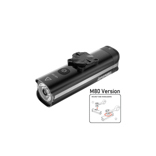 iGPSPORT VS1200 - Luz Delantera - Soporte M80