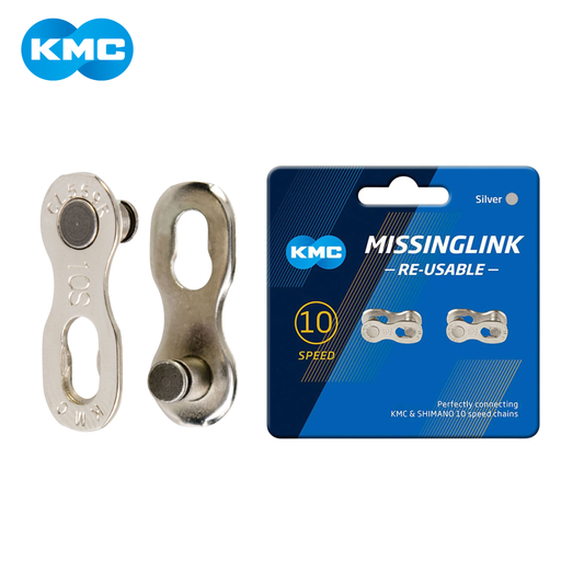 KMC CL559R Silver 10 Velocidades - Eslabón Rápido Reutilizable (MissingLink)