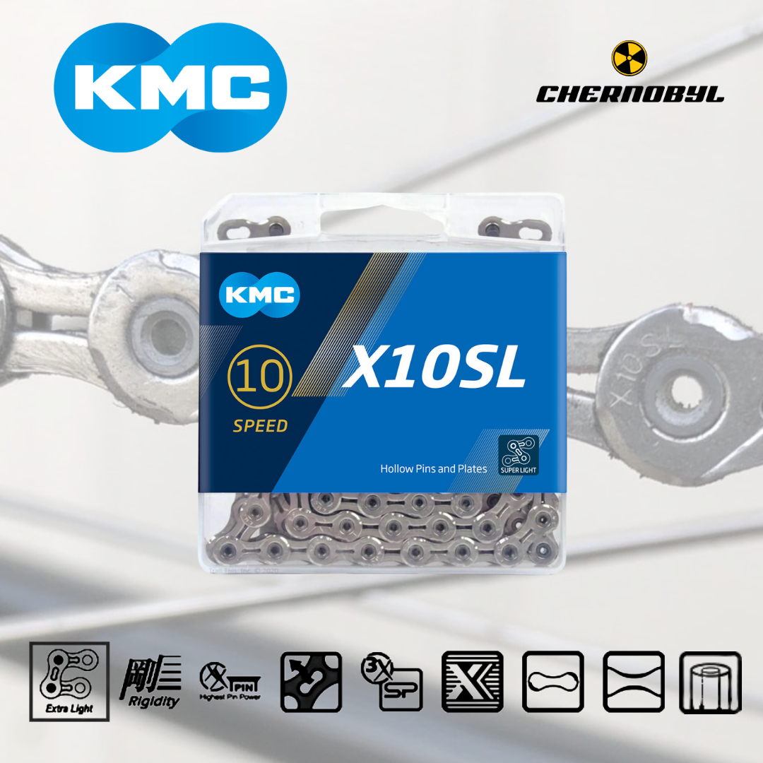 KMC X11SL Silver 1/2x1/128 114L 11 sebességes kerékpár lánc KMC X11SL Silver 1/2x1/128 114L 11 sebességes kerékpár lánc