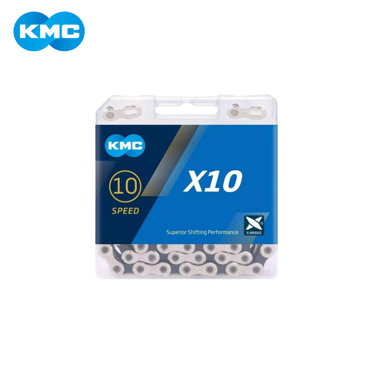 KMC X10 Silver/Black - 10 Velocidades - Cadena