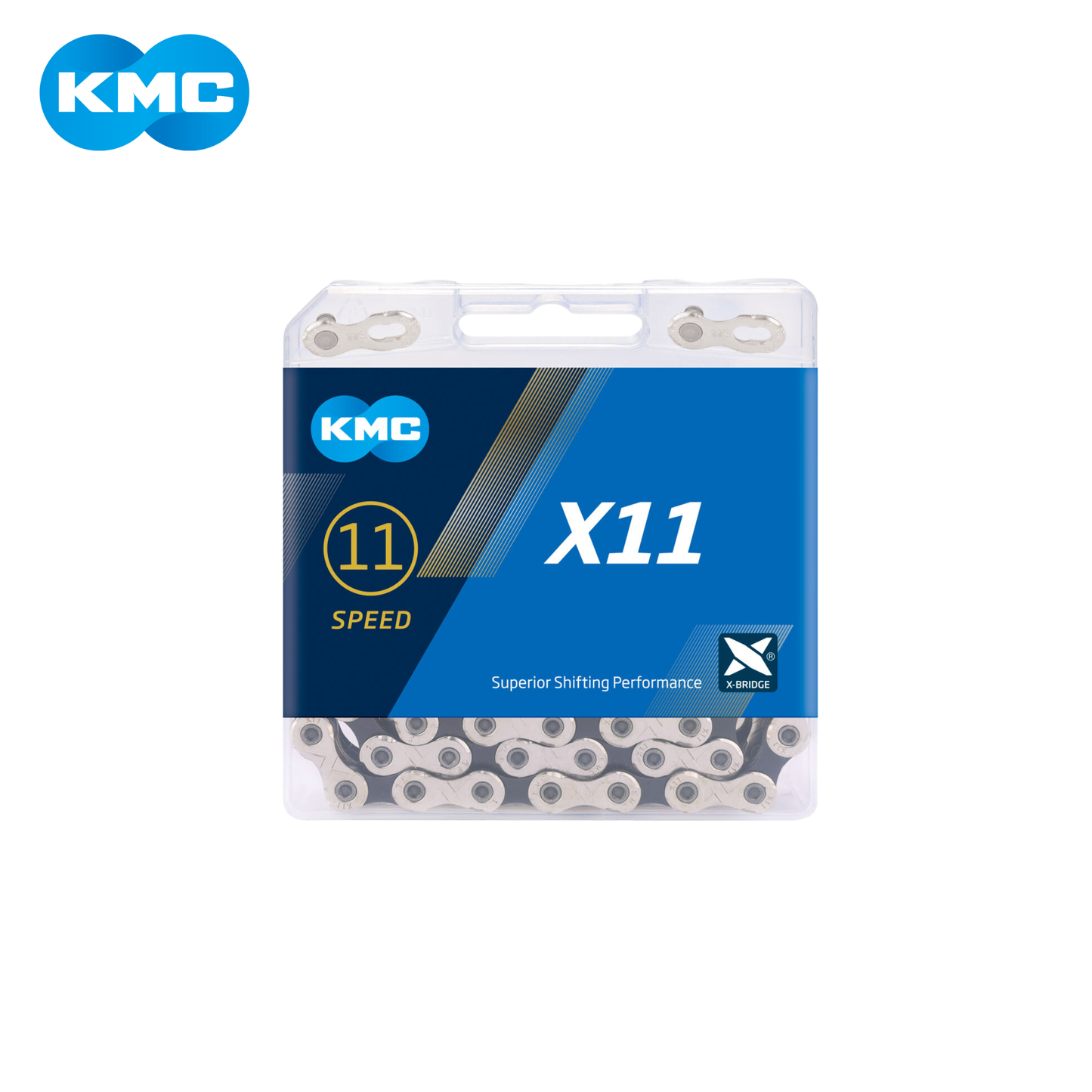 KMC X11 Silver/Black - 11 Velocidades - Cadena