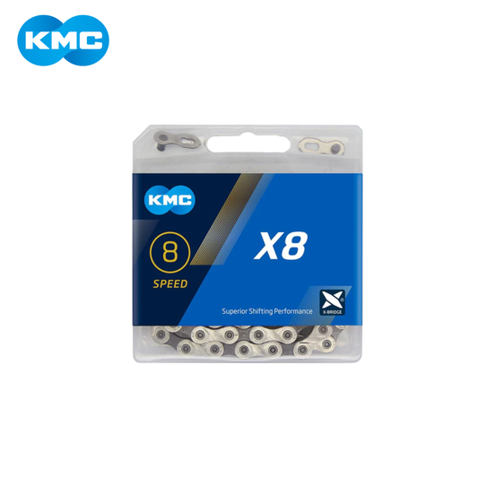 KMC X8 Silver/Gray - 6/7/8 Velocidades - Cadena