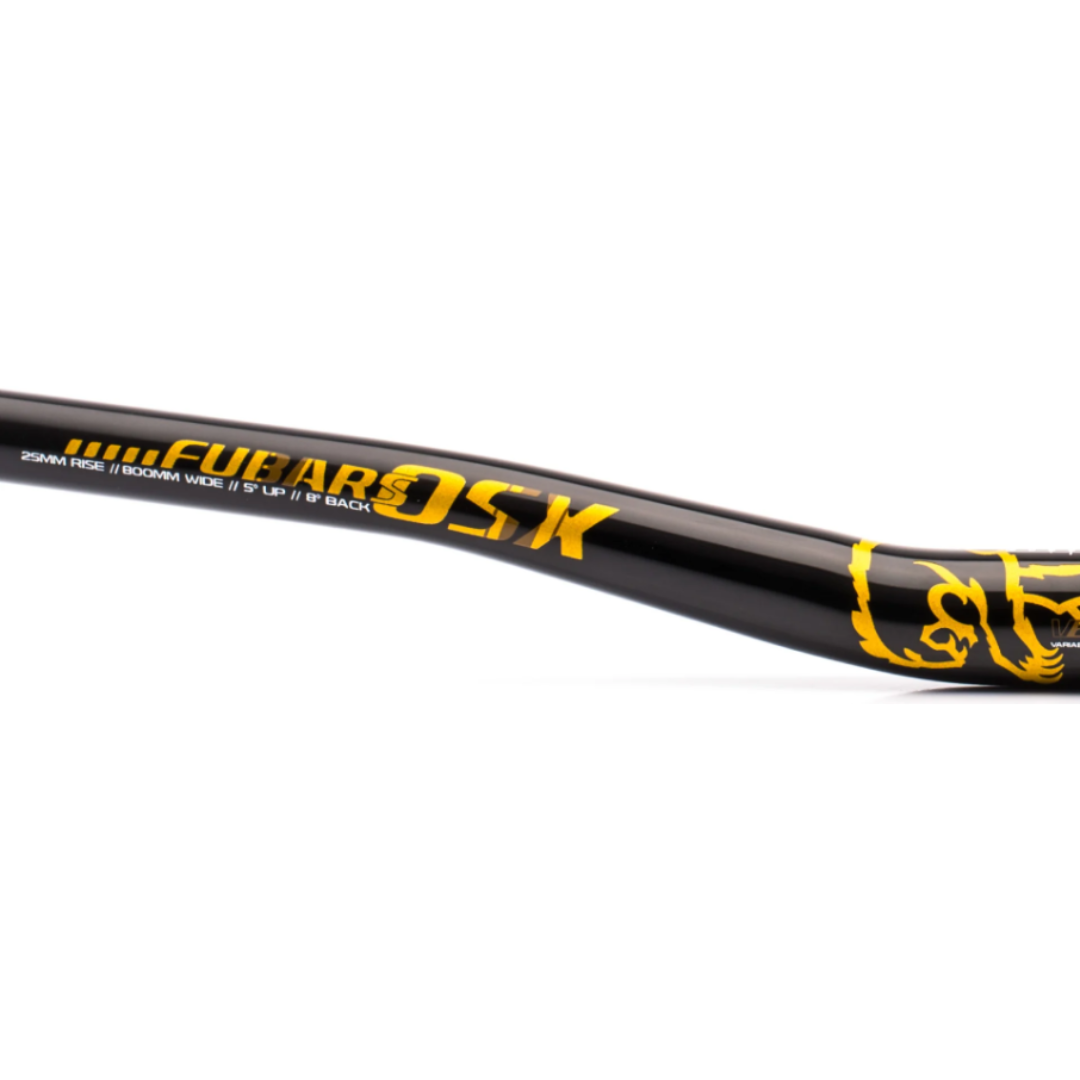CHROMAG Fubars OSX LTD 31.8 25mm Rise, Black/Gold - Manillar