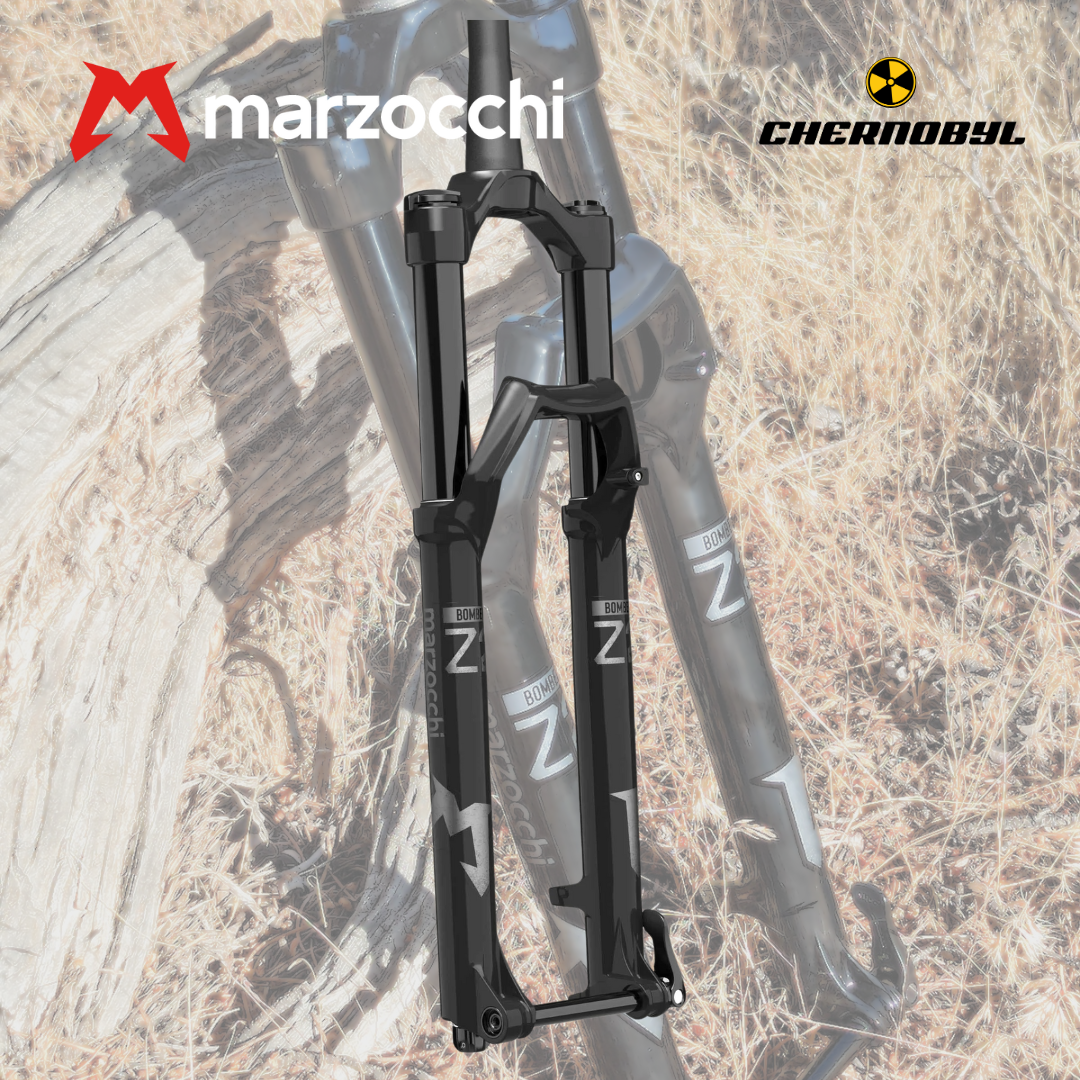 MARZOCCHI Bomber Z2 140mm, 29", 15x110 Boost, 44mm Offset, Shiny Black - Horquilla