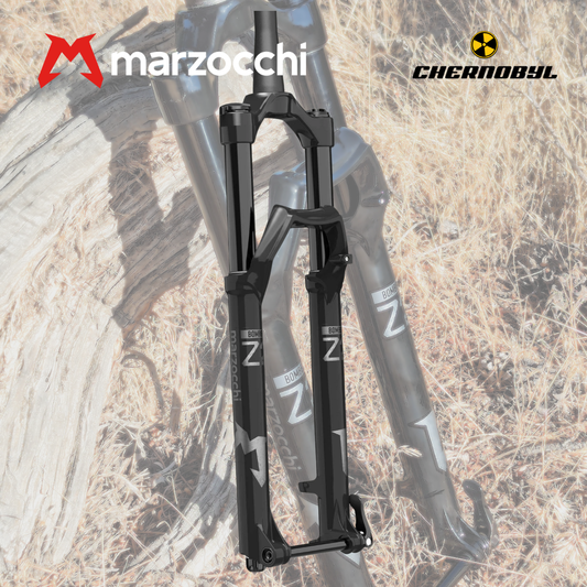 MARZOCCHI Bomber Z2 140mm, 29", 15x110 Boost, 44mm Offset, Shiny Black - Horquilla