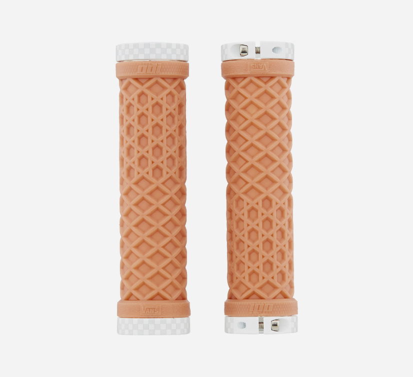 ODI Vans Edition Lock-On Grips Classic Gum White